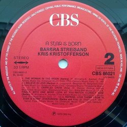 A Star is Born Soundtrack (Roger Kellaway, Kris Kristofferson, Barbra Streisand) - cd-inlay