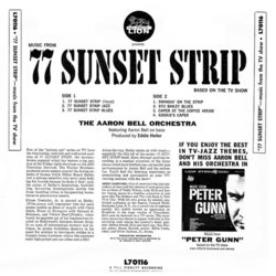 Music from 77 Sunset Strip サウンドトラック (The Aaron Bell Orchestra) - CD裏表紙
