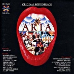 Aria Soundtrack (Various Artists, Gustave Charpentier, Erich Wolfgang Korngold, Ruggiero Leoncavallo, Jean-Baptiste Lully, Jean Philippe Rameau, Giacomo Puccini , Giuseppe Verdi, Richard Wagner) - CD cover