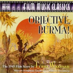 Objective, Burma! Trilha sonora (Franz Waxman) - capa de CD