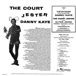 The Court Jester Soundtrack (Sammy Cahn, Sylvia Fine, Danny Kaye, Walter Scharf, Vic Schoen) - CD Back cover