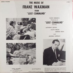 Lost Command Ścieżka dźwiękowa (Franz Waxman) - Tylna strona okladki plyty CD