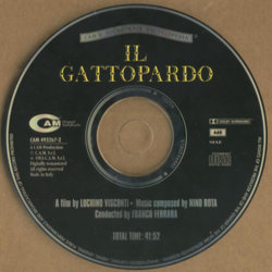 Il Gattopardo サウンドトラック (Nino Rota) - CDインレイ