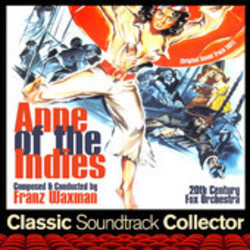 Anne of the Indies Ścieżka dźwiękowa (Franz Waxman) - Okładka CD