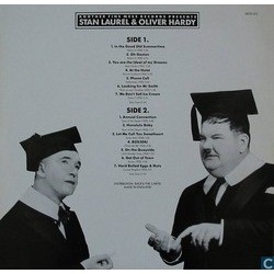 Stan Laurel & Oliver Hardy 2 声带 (Marvin Hatley, Leroy Shield) - CD后盖