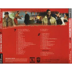 Lethal Weapon Soundtrack Collection Ścieżka dźwiękowa (Eric Clapton, Michael Kamen, David Sanborn) - Tylna strona okladki plyty CD