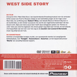West Side Story Trilha sonora (Various Artists, Leonard Bernstein, Stephen Sondheim) - CD capa traseira