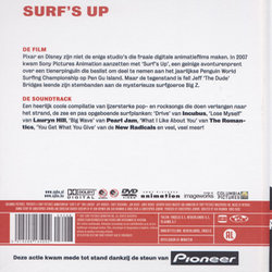 Surf's Up サウンドトラック (Jamie Christopherson, Mychael Danna) - CD裏表紙