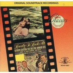 Lovely to Look At / Brigadoon Soundtrack (Original Cast, Otto Harbach, Alan Jay Lerner , Jerome Kern, Frederick Loewe) - CD cover