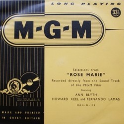 Rose Marie 声带 (Rudolf Friml, Oscar Hammerstein II, Otto Harbach, Herbert Stothart) - CD封面