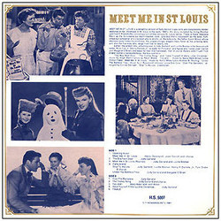 Meet Me in St. Louis Soundtrack (Ralph Blane, Original Cast, Hugh Martin) - CD Back cover