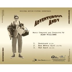 Adventurous Andy Soundtrack (Alan Williams) - CD Back cover