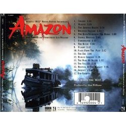 Amazon サウンドトラック (Alan Williams) - CD裏表紙