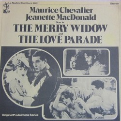 Merry Widow / The Love Parade Soundtrack (Original Cast, Franz Lehr, Victor Schertzinger) - CD cover