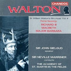 Sir William Waltons Filmmusic, Vol. 4 - Richard III - Macbeth - Major Barbara 声带 (William Walton) - CD封面