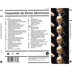 L'Essentiel de Ennio Morricone Ścieżka dźwiękowa (Various Artists, Ennio Morricone) - Tylna strona okladki plyty CD