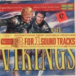 Elmer Gantry / The Vikings サウンドトラック (Mario Nascimbene, Andr Previn) - CD裏表紙