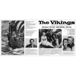 The Vikings サウンドトラック (Mario Nascimbene) - CDインレイ