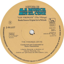 Los Vikingos Bande Originale (Mario Nascimbene) - cd-inlay