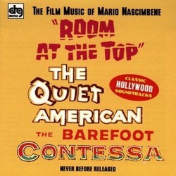 Room at the Top / The Quiet American / The Barefoot Contessa サウンドトラック (Mario Nascimbene) - CDカバー