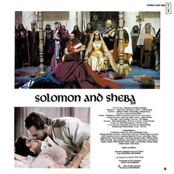 Solomon and Sheba Ścieżka dźwiękowa (Mario Nascimbene) - Tylna strona okladki plyty CD