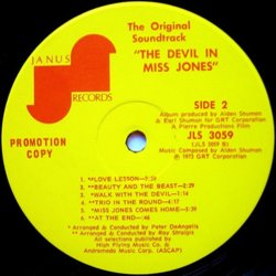 The Devil in Miss Jones Soundtrack (Linda November, Alden Shuman) - cd-cartula