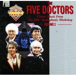 Doctor Who: The Five Doctors Trilha sonora (Malcolm Clarke, Jonathan Gibbs, Ron Grainer, Peter Howell, Roger Limb) - capa de CD