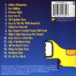 Yellow Submarine Soundtrack (The Beatles, George Harrison, John Lennon, George Martin, Paul McCartney) - CD Achterzijde