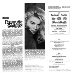 The Pleasure Seekers Ścieżka dźwiękowa (Ann-Margret , Sammy Cahn, Lionel Newman, Jimmy Van Heusen) - Tylna strona okladki plyty CD