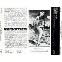 Comanche Soundtrack (Herschel Burke Gilbert) - CD Back cover