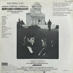 Obsession Ścieżka dźwiękowa (Bernard Herrmann) - Tylna strona okladki plyty CD