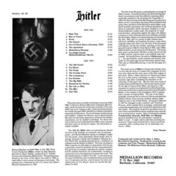 Hitler サウンドトラック (Hans J. Salter) - CD裏表紙