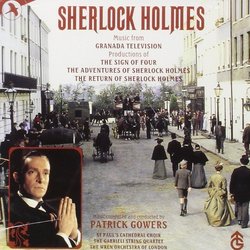 Sherlock Holmes Ścieżka dźwiękowa (Patrick Gowers) - Okładka CD