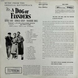 A Dog of Flanders Ścieżka dźwiękowa (Paul Sawtell, Bert Shefter) - Tylna strona okladki plyty CD