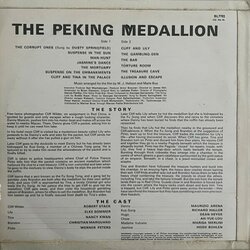 The Peking Medallion Ścieżka dźwiękowa (Georges Garvarentz) - Tylna strona okladki plyty CD