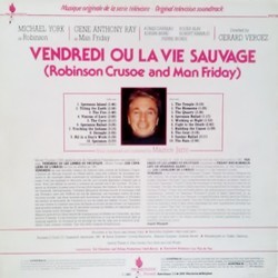 Vendredi ou la vie Sauvage 声带 (Maurice Jarre) - CD后盖