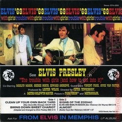 The Trouble with Girls Soundtrack (Elvis Presley, Billy Strange) - Cartula