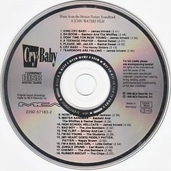 Cry-Baby サウンドトラック (Various Artists) - CDインレイ