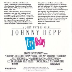 Cry-Baby サウンドトラック (Various Artists) - CDインレイ