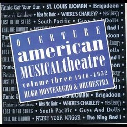 American Musical Theatre volume three 1946-1952 Soundtrack (Various Artists, Hugo Montenegro) - CD cover