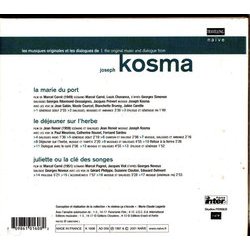 Les Musiques de Joseph Kosma サウンドトラック (Joseph Kosma) - CDカバー