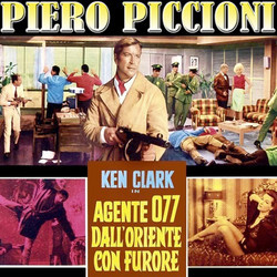 Agente 077 dall'oriente con furore Ścieżka dźwiękowa (Piero Piccioni) - Okładka CD