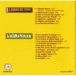 La Donna del Fiume / La Risaia Ścieżka dźwiękowa (Angelo Francesco Lavagnino) - wkład CD