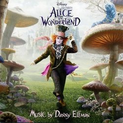 Alice in Wonderland Trilha sonora (Danny Elfman) - capa de CD