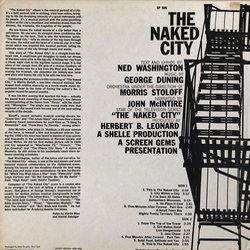 The Naked City サウンドトラック (George Duning, Ned Washington) - CD裏表紙