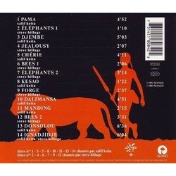 L'Enfant Lion Soundtrack (Steve Hillage, Salif Keita) - CD Back cover