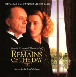 The Remains of the Day Ścieżka dźwiękowa (Richard Robbins) - Okładka CD