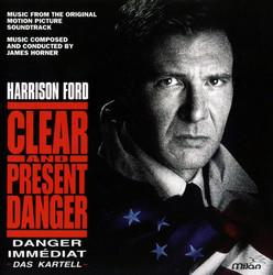 Clear and Present Danger Trilha sonora (James Horner) - capa de CD