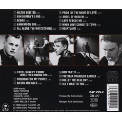 U2: Rattle and Hum Soundtrack (U2 , Adam Clayton, Larry Mullen Jr.,  The Edge) - CD Back cover