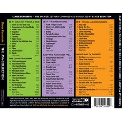 Elmer Bernstein: The Ava Collection Soundtrack (Elmer Bernstein) - CD Back cover